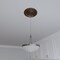 Ekena Millwork Cole PVC Ceiling Medallion (Canopies up to 4 1/4"), 13"OD x 3 1/2"ID x 3/4"P, Metallic Antique Brass CMP13COCAB - alternate 9